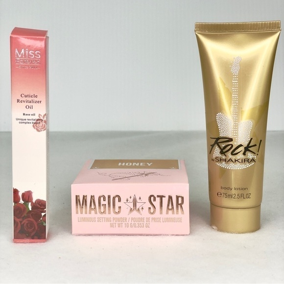 BRAND NEW Jeffree Star Setting Powder, Miss Forever cuticle oil +Shakira - Picture 2 of 3